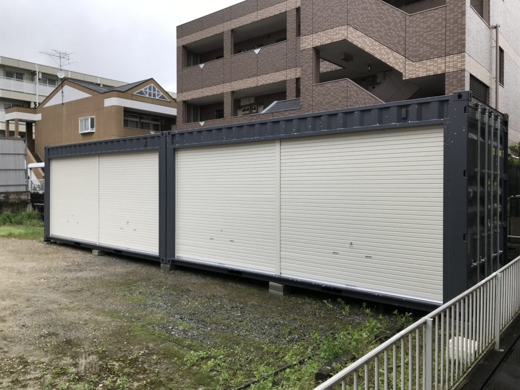 20フィートコンテナ2台横並び