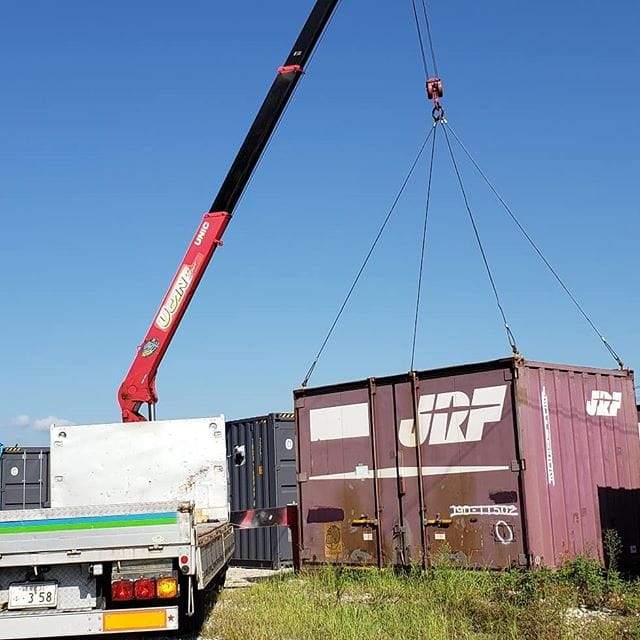 12フィートJRコンテナの下部ってこんな感じですよ(^^) (Instagram)