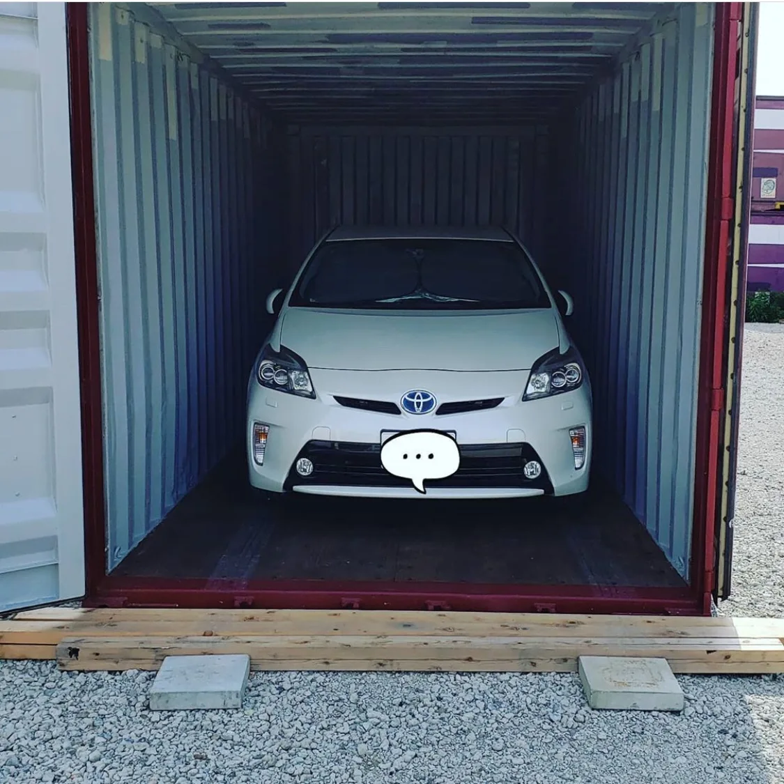 ポンと置くだけガレージ | コンテナジョニー