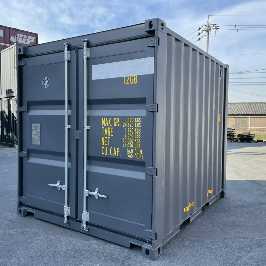 10フィート新品スレートグレー️L3000(中の奥行き約2.8m)×W2438(中の横幅約2.3m)気になる方はお早めに(バイクガレージのお問い合わせが増えるなか、良い感じのコンテナが入荷しました。数に限りがございます)6フィート、10フィート、12ft20ft、40ft各種ございます。コンテナカスタム色々お問い合わせはDMか090-3556-1000近藤まで#ありがとう#感謝#ご縁#小屋#倉庫#物置#ガレージ#バイク好き#車好き#世田谷ベース 風#所ジョージ#ハーレー のガレージに!#diy#コンテナ#コンテナハウス お作りします#秘密基地#趣味部屋#愛知県#全国 設置します#釣り 好き#アウトドア 好きのかた#bess オーナー様に!#新築#マイホーム#一戸建て#777hayato さんのアイアン雑貨#yokapaint さんのスプレーアート#アニキ ありがとう#コンテナジョニー#ジョニーグループ