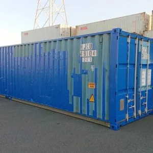 40ft 中古海上コンテナ青色